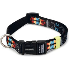 Nrzsnt Beeztees Köpek Boyun Tasması, Renkli Desenli, 26-40CM, 15MM