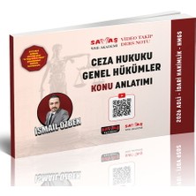 Savaş Yayınevi Adli-Idari Hakimlik Hmgs Ceza Hukuku Genel Hükümler Konu Anlatımı Savaş Yayınları 2026