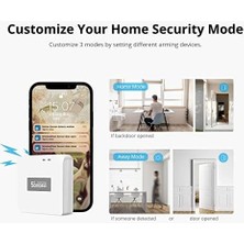 Storemax Bridge Pro Ağ Geçidi, Akıllı Ev Güvenlik Modlu Cihazı, Wı-Fı ve Çift Protokol Desteği, Uygulama Kontrolü, Alt Cihaz Ota Desteği