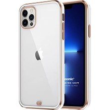 Storemax 13 Pro Için Kılıf Laser Plated Soft Beyaz [ 13 Pro ile Uyumlu Kılıf - Beyaz]