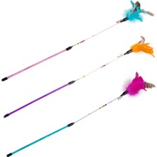 Techmrt Beeztees Kedi Oltası, Ucu TÜYLÜ-10CM, 50CM