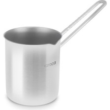 UltraMint Şık ve Dayanıklı 300 ml Sürmene Çelik Cezve, Kahve Hazırlama Keyfi