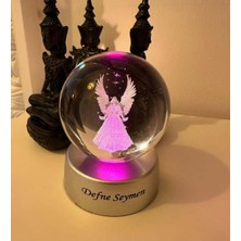 PremiumPort Sevgililer Günü’ne Özel LED Işıklı Cam Melek ve Lotus Kolye Seti