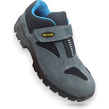 Wayer 378 Füme Cırtlı Çelik Burunsuz Günlük Iş Ayakkabısı