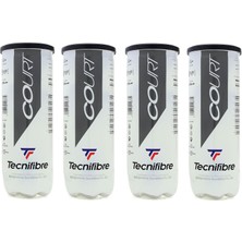 Wilson Tecnifibre Court 3'lü 4 Kutu Tenis Topu