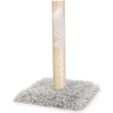 Techmrt Beeztees Kedi Tırmalama ve Oyuncağı, Gri, 35X35X53CM