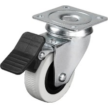 Vice Avm Hts 334 - 50x20 mm Çift Bilyalı Tablalı Frenli Teker 4 Adet TG-V 5059