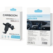 Carboon CAR-555 Araç Içi Telefon Tutucu – Havalandırma Izgarasına Takılan, 360° Döner