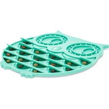 Techmrt Beeztees Yavru Köpek Mama Yeme Oyuncağı, Baykuş Şeklinde, Silikon, Yeşil, 30X28CM