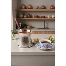 UltraMint 6 Kişilik Telveli Döküm Cezve, Ahşap Saplı, Indüksiyon Uyumlu, 500 ml