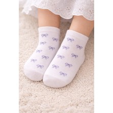 Gigi Giyim Minik Kurdele Desenli Kız Çocuk Çorap