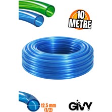 Givy Soft 1/2″ Silikonlu Hortum | Dayanıklı Bahçe Sulama Çeşme Hortumu | Pvc Top Hortum