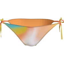 Calvin Klein Kadın Sarı Calvin Klein Strıng Sıde Tıe-Prın Kadın Sarı Bikini Altı