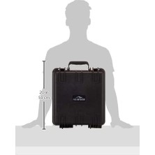 Storemax (7.0 Litre) - Weatherproof/shockproof Hard - IP67 Level Dust And Water Protection Up To 1 Metre Depth With Customizable Foam, 30CM x 25CM x 15CM