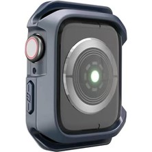 Storemax 8/7 Uyumlu Air Hybrid Kılıf 41MM, Darbeye Dayanıklı Koruyucu Silikon Kılıf (Gece Mavi)