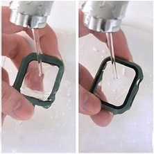 Storemax 38MM/40MM/41MM/42MM/44MM/45MM/49MM ile Uyumlu Tam Kaplayan Ekran Koruyuculu Çizilmez Darbeye Dayanıklı Kasa Kılıf (Siyah, 40 Mm)