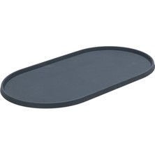 Techmrt Beeztees Dbl Mama Su Kabı Servisi, Silikon, Kaymaz, Antrasit, 45X25X1,5CM