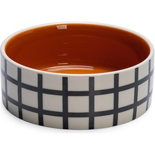 Nrzsnt Beeztees Köpek Mama Su Kabı, Seramik, Kiremit Beyaz, 13,5cm, 500ML