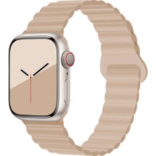 Gordon's Apple Watch Uyumlu Premium Mıknatıslı Silikon Çift Renkli Kordon (38/40/41/42/44/45/46/49 Mm) – Iwatch Series Ultra, 11, 10, 9, 8, 7, 6, 5, 4, 3, Se – Unisex