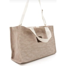 Legend Aksesuar Kadın Kanvas El ve Omuz Tote Çanta