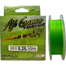 Ryuji Aji Game 4x 150 mt 0.03MM Ip Misina Chartreuse