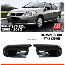Tuning Vadisi Renault Symbol Batman Yarasa Ayna Kapağı Piano Black / 2009 - 2012