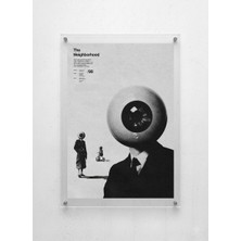 Lamazif The Neighborhood Sürreal Pleksi Tablo | Siyah Beyaz Konsept Duvar Dekoru | 50X70 & 30X40 cm | Modern Sanat Poster