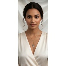 Yağmur Kolye  Çelik  Kolye   Sevgililer Günü  Kolye   316L  Karamaz Paslanmaz  Kolye  Gül  Kolye  Çiçek   Kolye