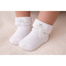 Gigi Giyim Kurdele Desenli Boncuklu Kız Çocuk Çorap