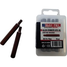 Storemax Allen Otomotiv Uç H6-10X75 Mm, Çelik, Phillips Sürücü Sistemi, 10 Adet