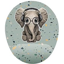 Storemax Minik Sevimli Fil Bilek Destekli Mouse Pad