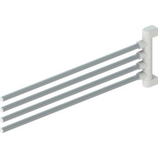 Storemax Çamaşır Havlu Askı 4 Kol Beyaz M-CB04-01