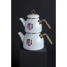 UltraMint Yüksek Kalite Emaye Çaydanlık Seti, Şık ve Dayanıklı Tasarım