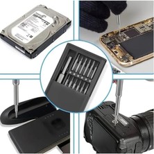 Storemax 25 Parça Çelik Hassas Tornavida Tamir Seti, Kutulu Tornavida Seti, Cep Telefonu, Tablet, Bilgisayar Tamir Seti 25 Parça, Yıldız, Düz, Torx Uçlu Set