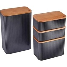 Storemax Massimo 4'lü Saklama Kabı Seti