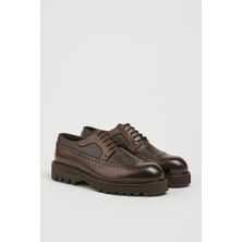 Faruk Balkanas Frank Model Hakiki Natural Deri Eva Taban Casual Ayakkabı