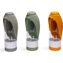 Techmrt Beeztees Köpek Seyahat Su Şişesi, Ödül Kabı, Silikon, Çeşitli Renklerde, 25X9X9CM, 600ML
