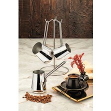 UltraMint 4 Parça Sade Cezve Takımı - Şık ve Kullanışlı Set