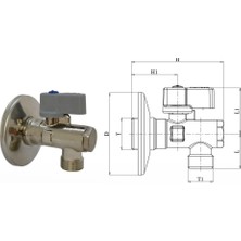 E.c.a Filtreli Ara Musluk