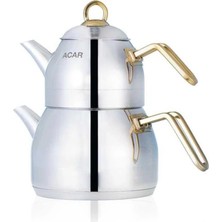 UltraMint Mini Metal Kulp Çaydanlık, Şık ve Dayanıklı Tasarım