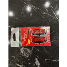 Etiketcilere Özel Metal Arma (Xl)Siyah Gümüş Kırmızı