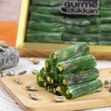 Yeşil Elma Özlü Parmak Lokum Fıstıklı 250 gr | Gurme Dükkan