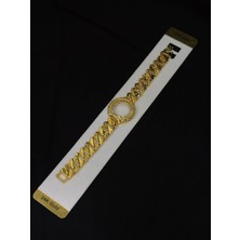 Melisa Takı & Aksesuar 24K Gold Renk Kaplama cm Gurme Çeyreklik Bileklik