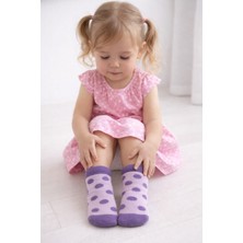 Gigi Giyim Puantiye Desenli Kaydırmaz Kız Çocuk Çorap