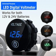MELLİFERA Karavan Tekne Yat Için 12V Voltmetre