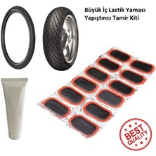 Pazarcan Büyük Lastik Yaması - Bisiklet - Motor Lastiği Yaması