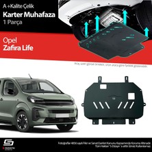 S-Dizayn Opel Zafira Life Çelik Karter Muhafaza Koruma 2020 Üzeri A+ Kalite