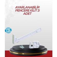 Zero Land Techmrt Içe Açılan Camlar Için Emniyet Kilidi Seti 3’lü