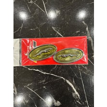 Etiketcilere Özel Metal Arma (Sarı Gümüş Renk)