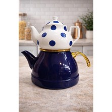 UltraMint Şık ve Dayanıklı Porselen Demleme Çaydanlık Seti